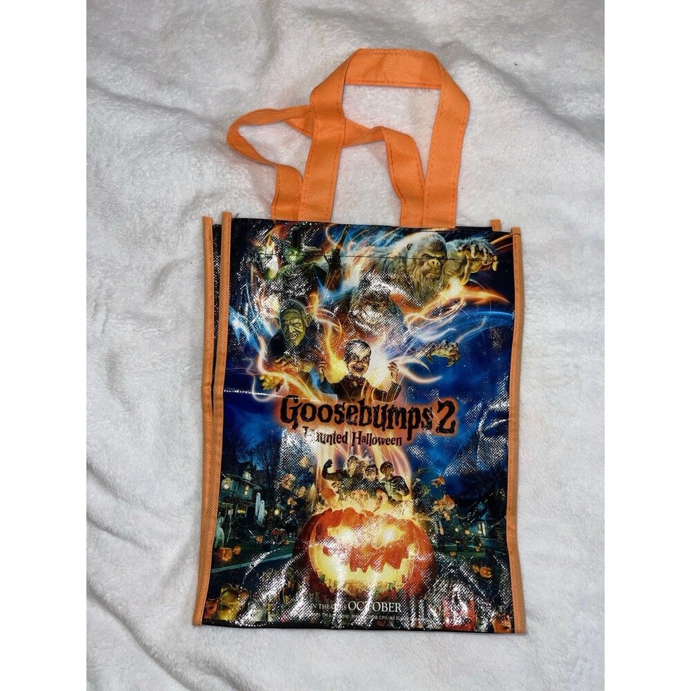 Goosebumps 2: Haunted Halloween Promotional Movie Tote Bag w/ Orange Handles
